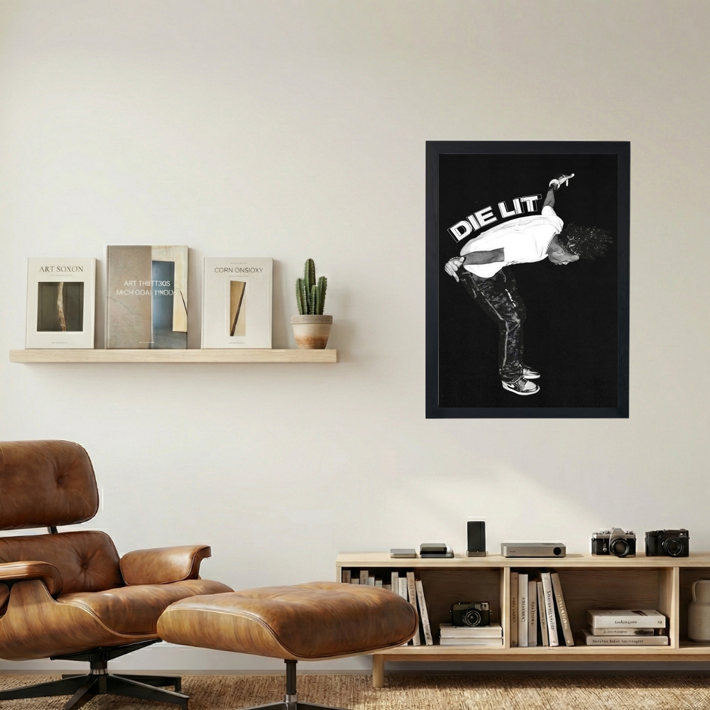 Playboi Carti 'Die Lit' Poster - Mockup 1