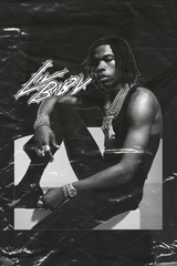 Lil Baby 'Black & White Chain' Poster