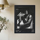 Lil Baby 'Black & White Chain' Poster - Mockup 2