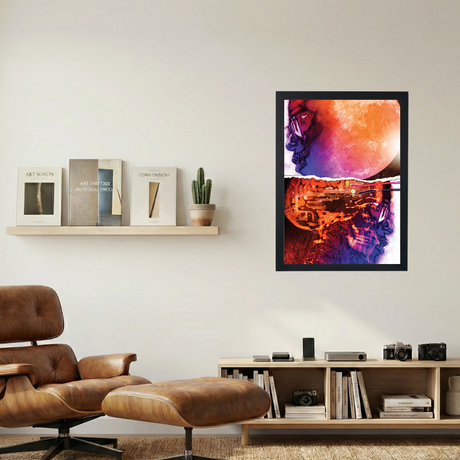 Kid Cudi 'Man on The Moon' Poster - Mockup 1