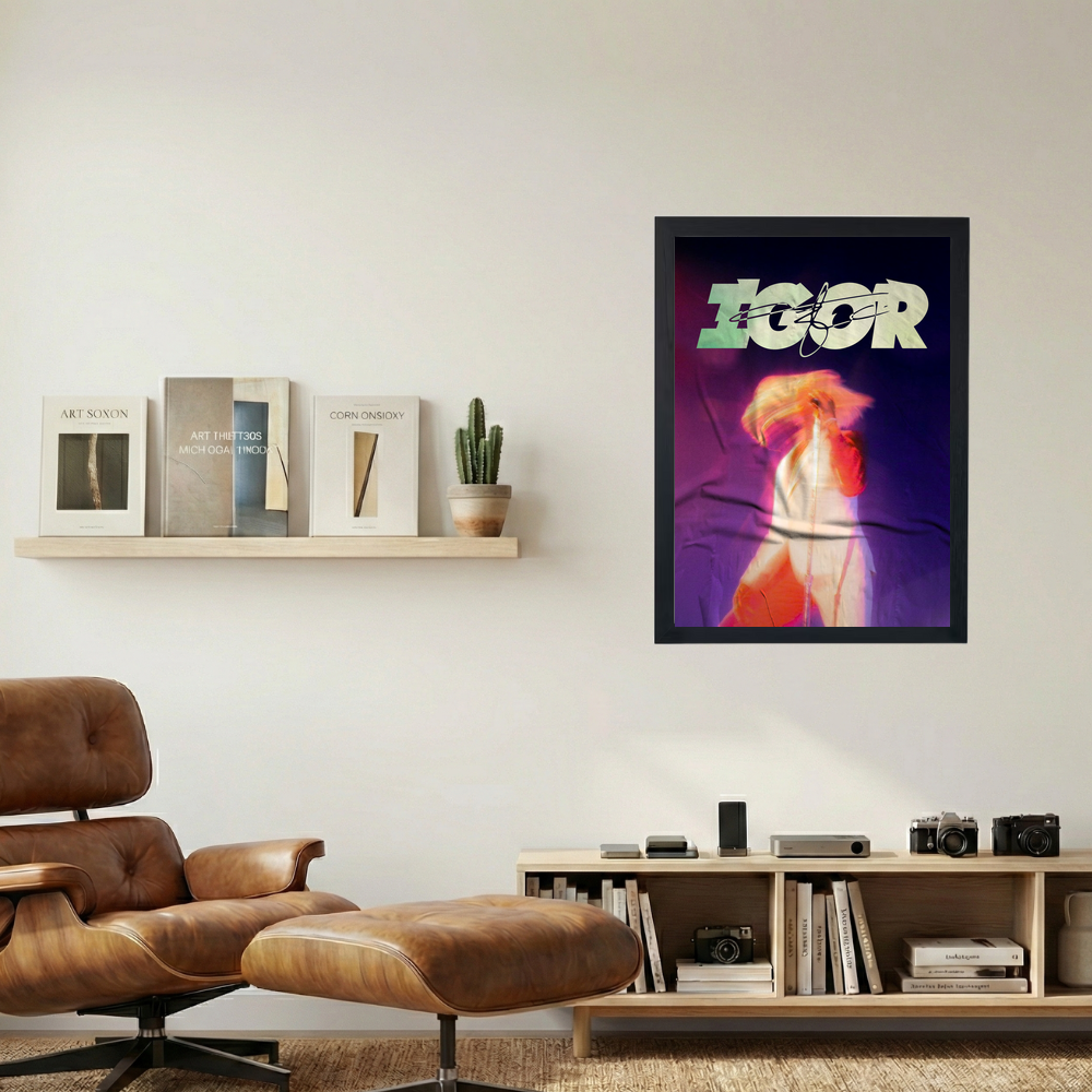 Tyler The Creator 'Blurred Igor' Poster - Mockup 1