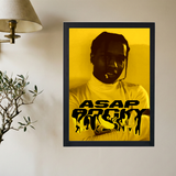 A$AP Rocky 'A$AP Yellow' Poster - Mockup 2