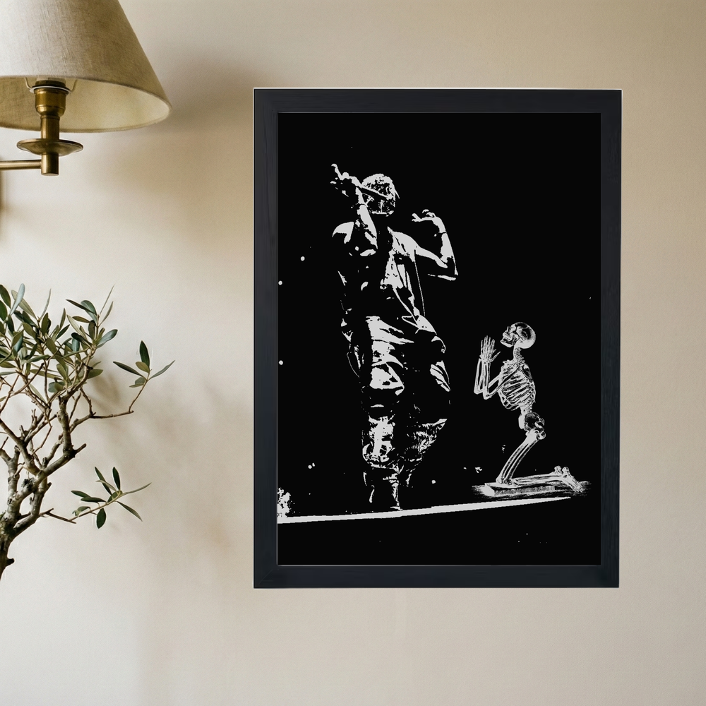 Kanye West 'Pray For Yeezus' Poster - Mockup 2