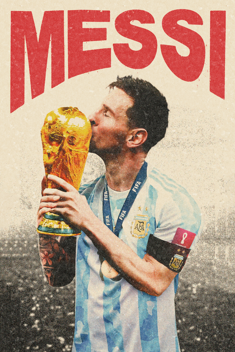 Messi 'World Champion' Poster