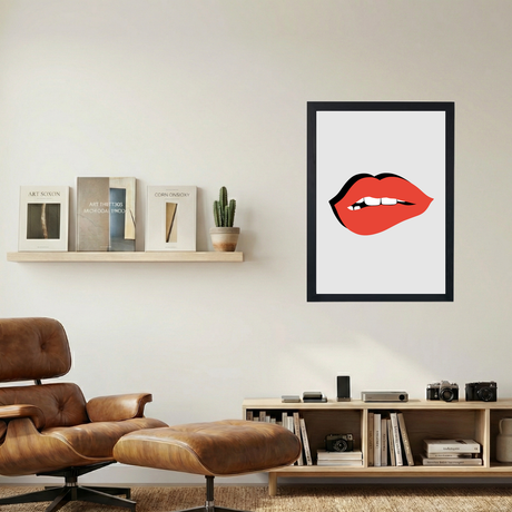 Lip Bite' Poster - Mockup 1