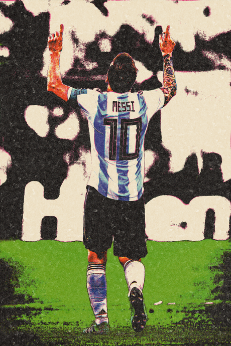 Messi 'Praise' Poster