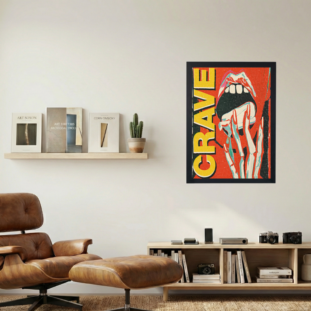 Crave' Poster - Mockup 1