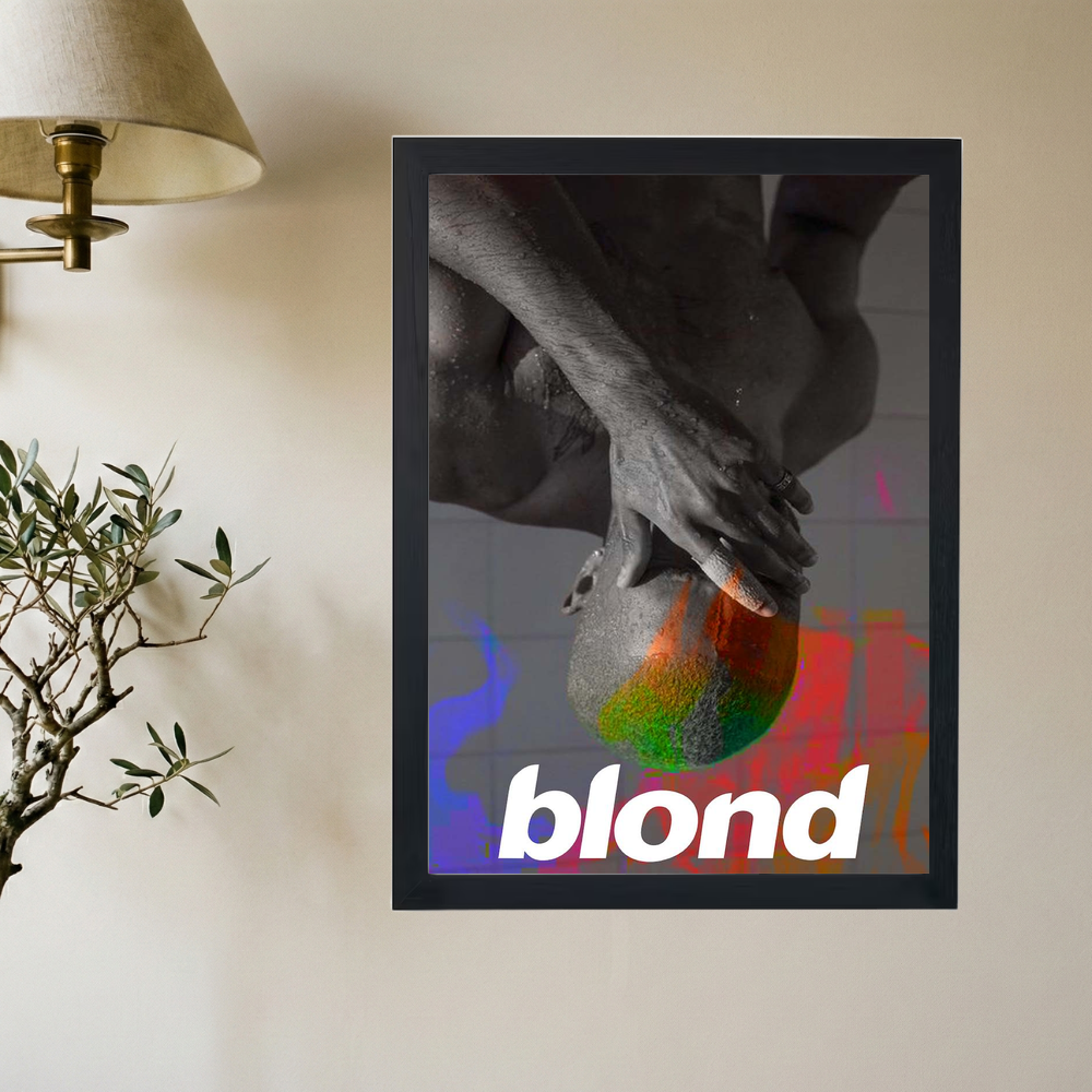 Frank Ocean 'Blondesidedown' Poster - Mockup 2