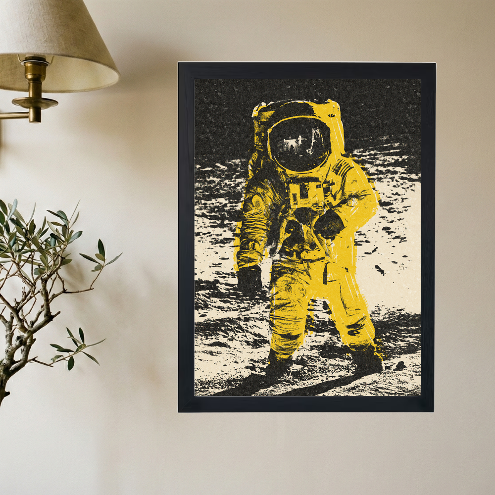 Man On The Moon' Poster - Mockup 2