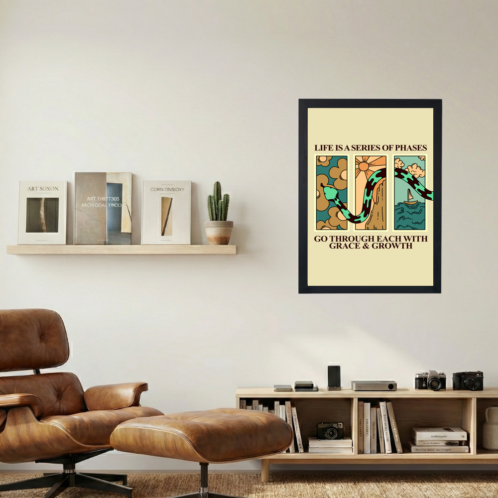 Life Is A Series' Poster - Mockup 1