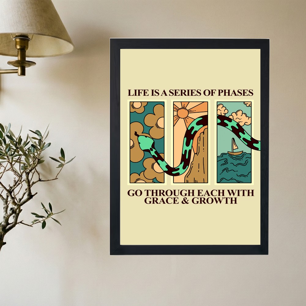 Life Is A Series' Poster - Mockup 2