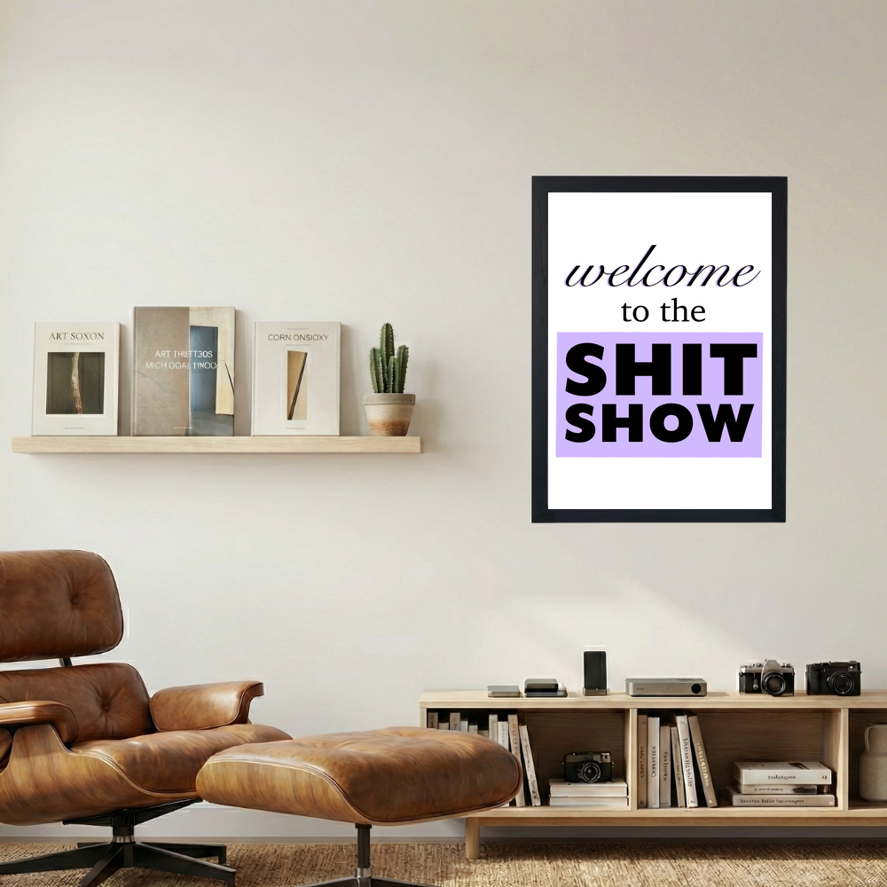 Welcome' Poster - Mockup 1