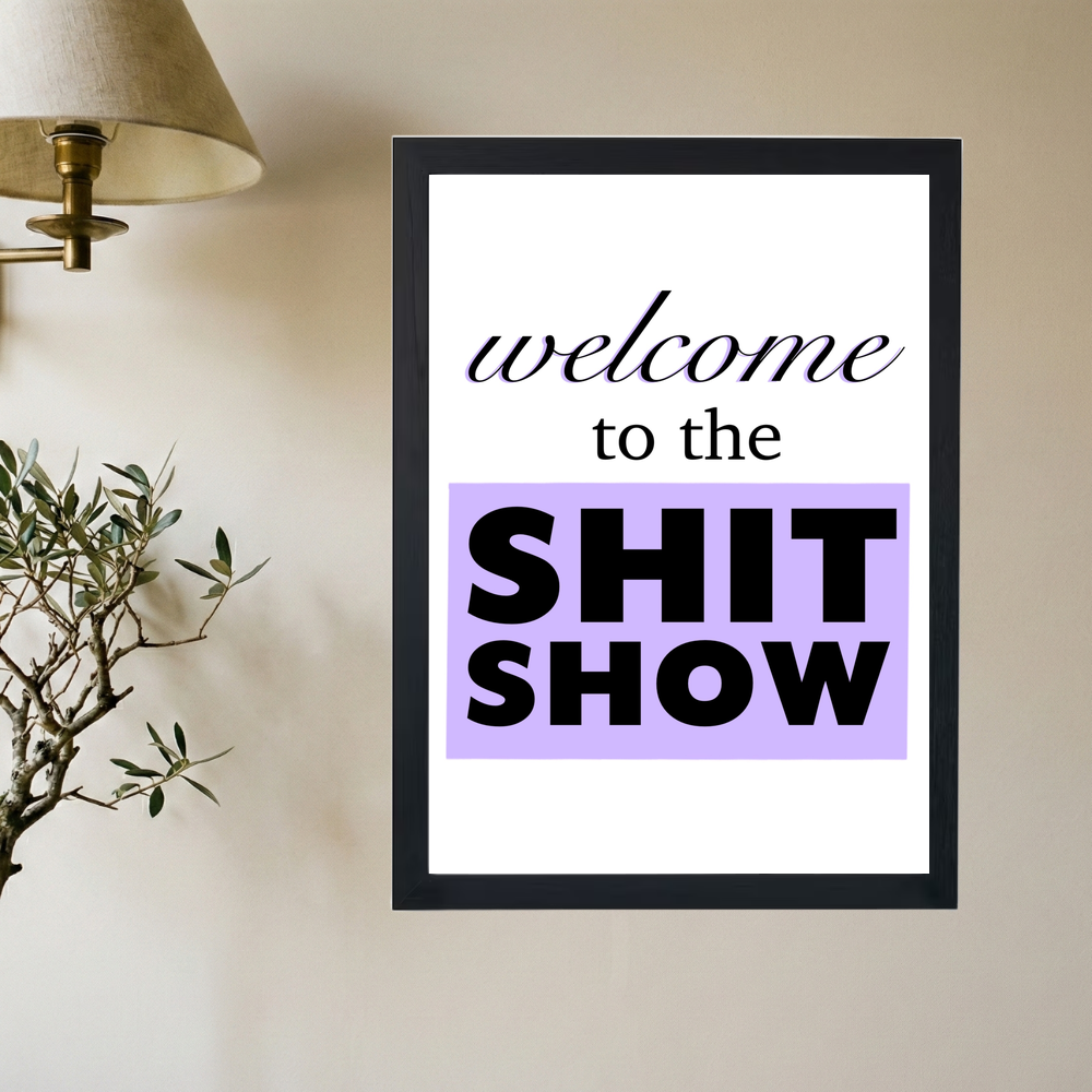 Welcome' Poster - Mockup 2