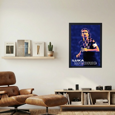 Luka Modric 'Captain Croatia' Poster - Mockup 1