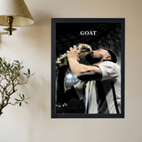 Messi 'The Goat' Poster - Mockup 2