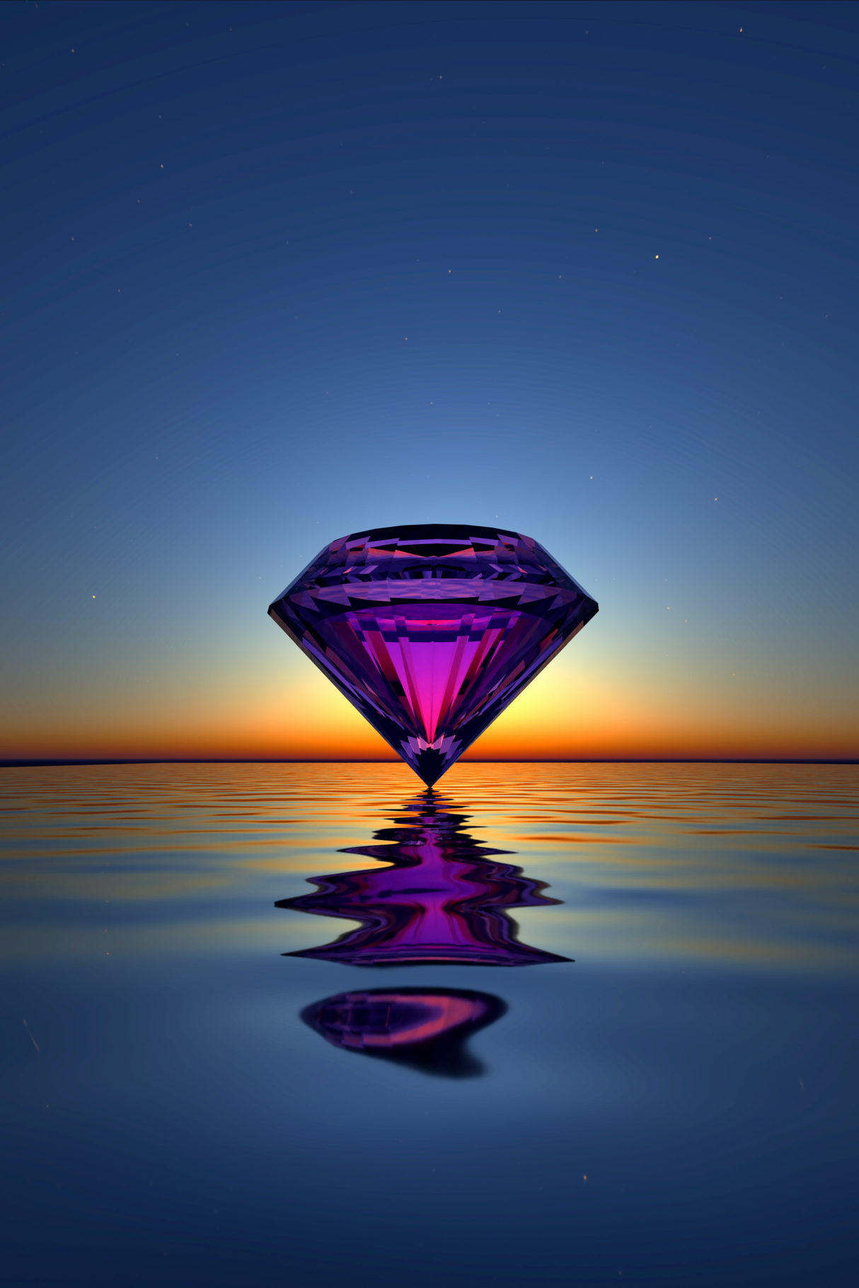 Diamond On The Horizon' Poster - Mockup 1
