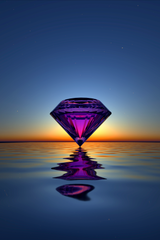 Diamond On The Horizon' Poster - Mockup 1