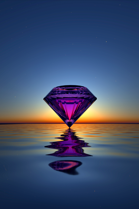 Diamond On The Horizon' Poster - Mockup 1
