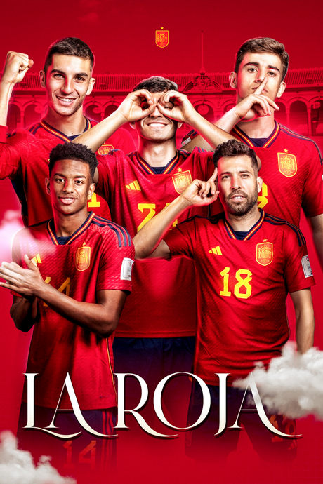 Team Spain 'La Roja' Poster