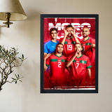 Team Morocco' Poster - Mockup 2