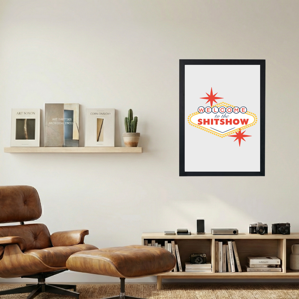 Vegas 'Sh*t Show' Poster - Mockup 1