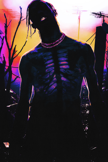 Travis Scott 'Skelton' Poster