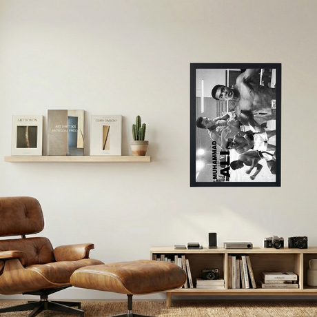 Muhammad Ali 'The Champ The Goat' Poster - Mockup 1