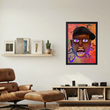 The Notorious B.I.G. 'Cartoon Biggie' Poster - Mockup 1