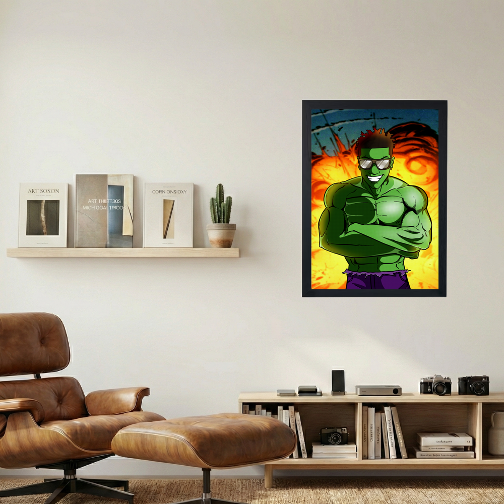 The Incredible Hulk' Poster - Mockup 1