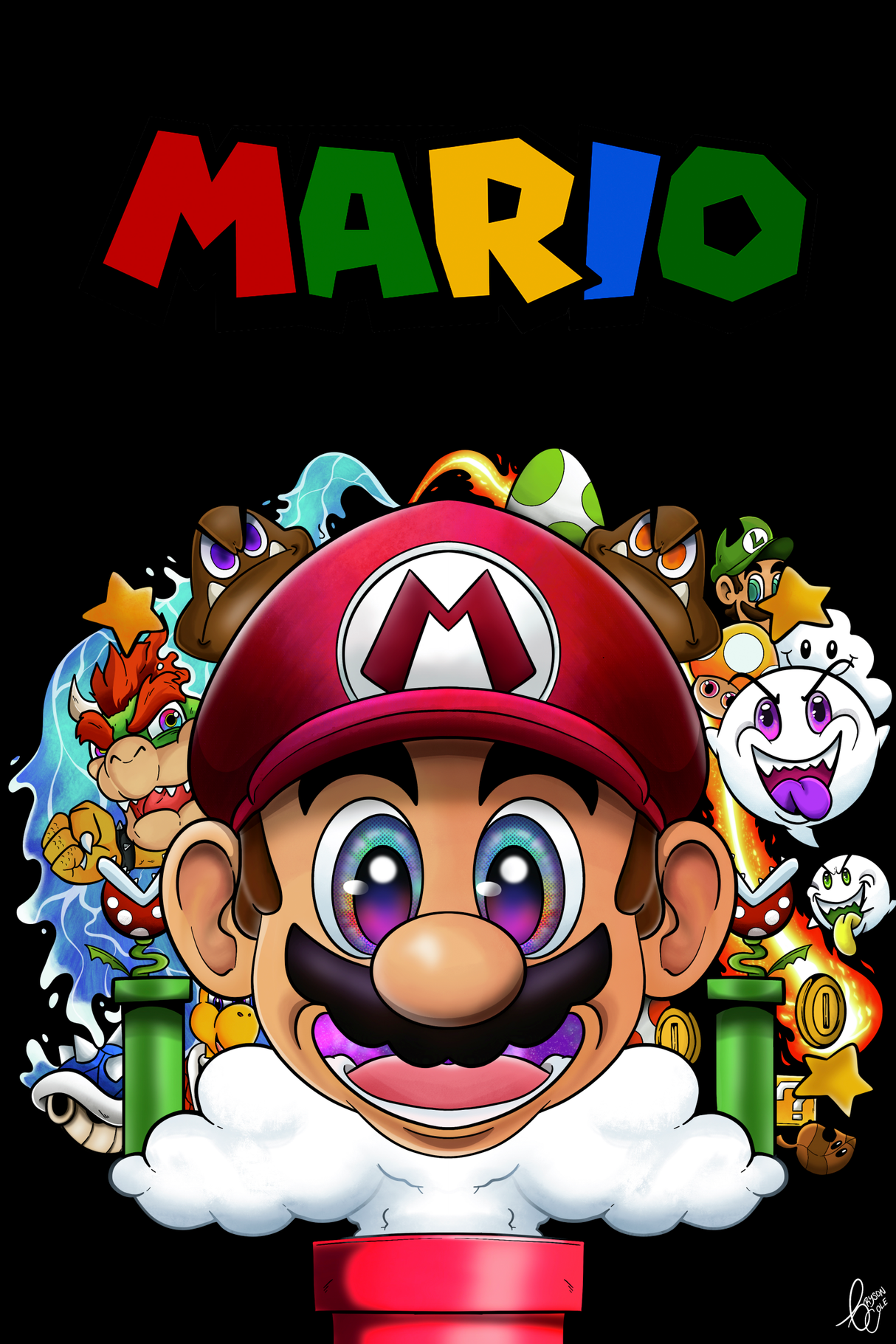 Mario 'Its A Me Mario' Poster