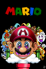 Mario 'Its A Me Mario' Poster