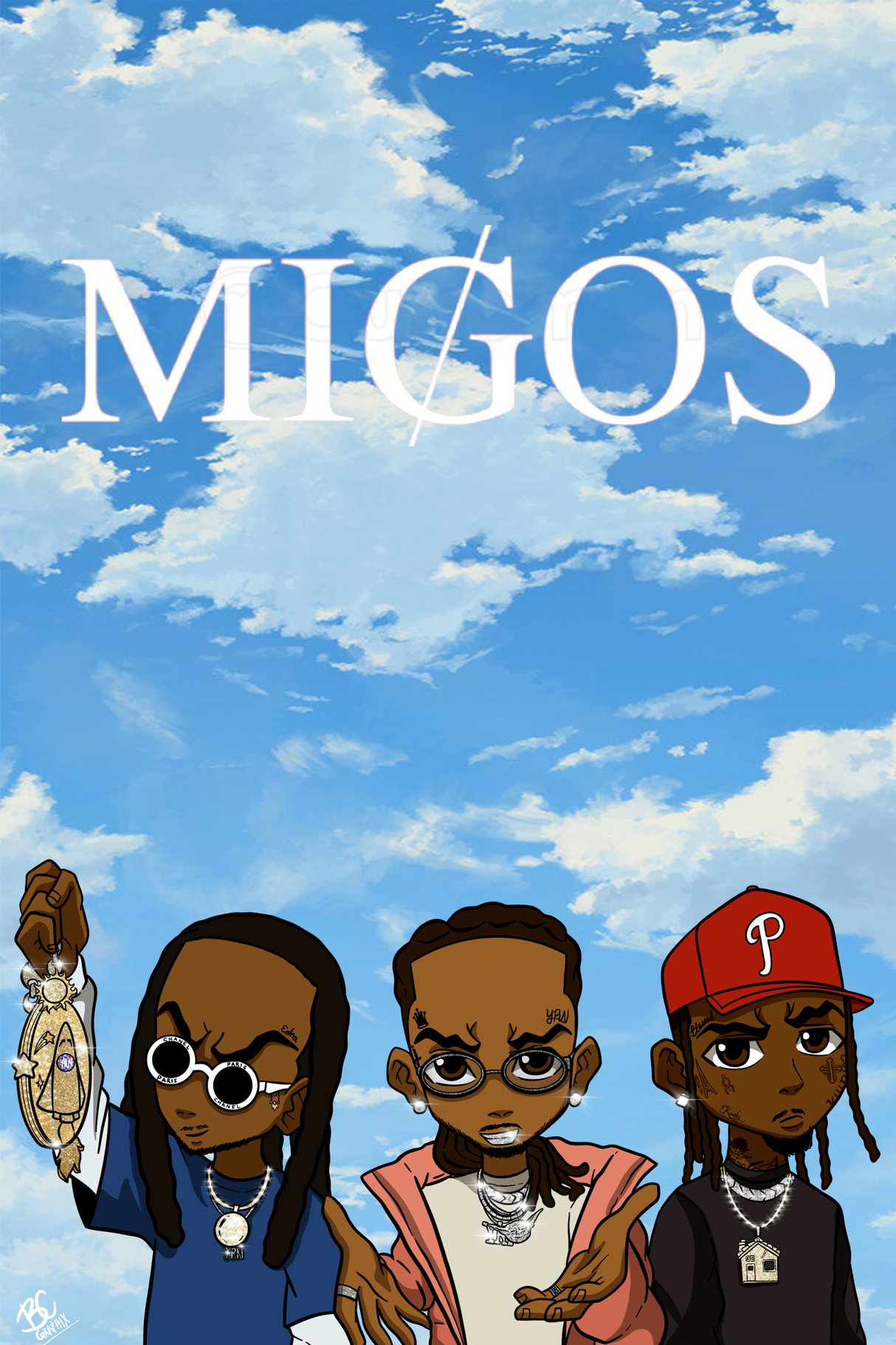 Migos 'In The Clouds' Poster