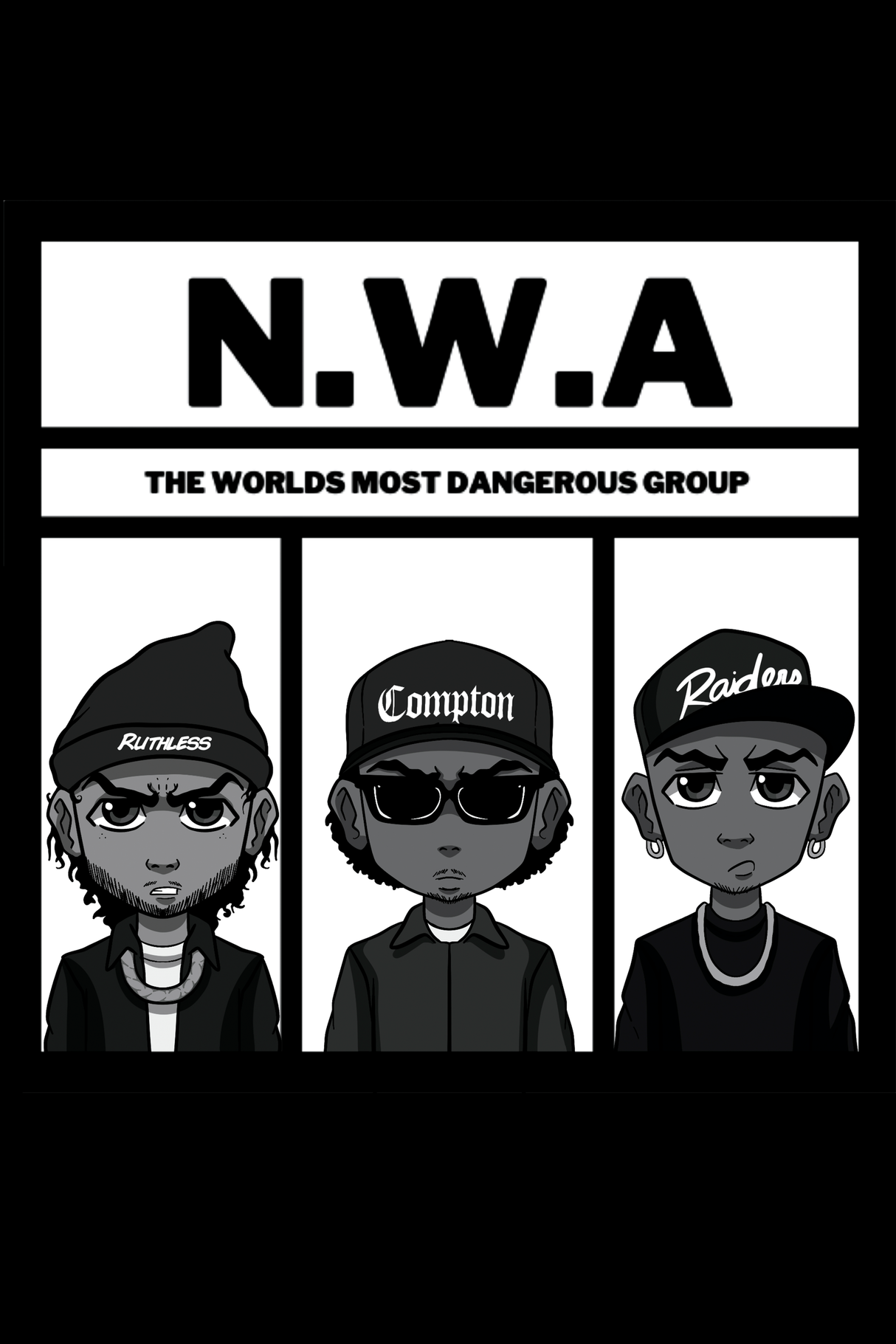 N.W.A 'The Worlds Most Dangerous Group' Poster
