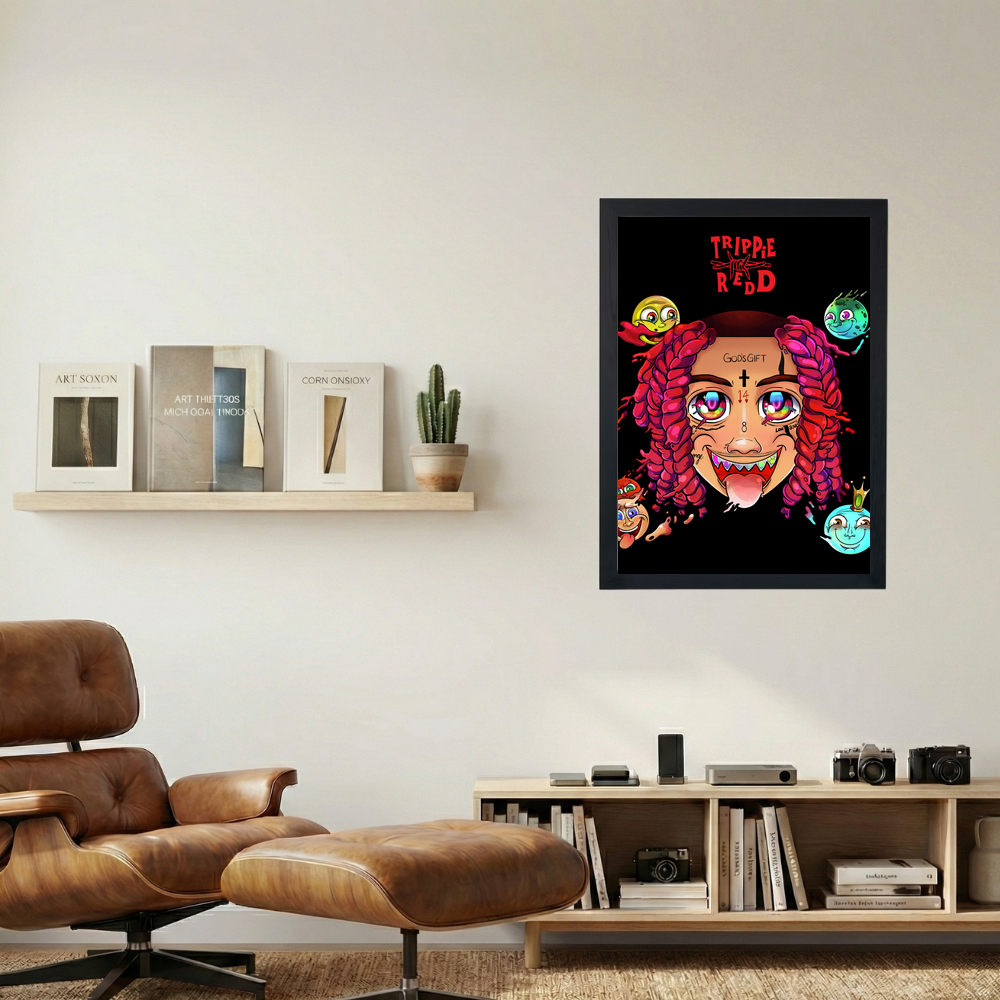 Trippie Redd 'Cartoon Trip' Poster - Mockup 1