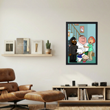 Kanye West x The Griffins 'Ye Is A Family Guy' Poster - Mockup 1