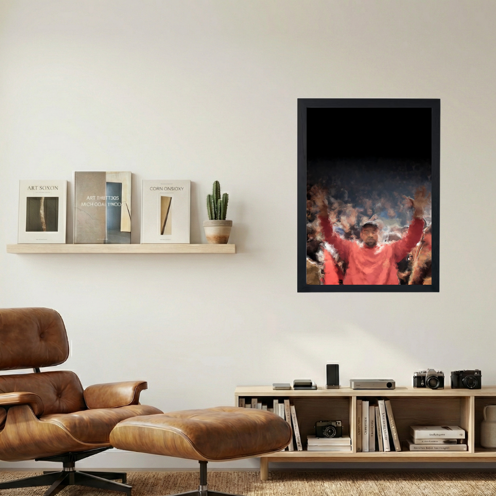 Kanye West 'Ye Oil' Poster - Mockup 1