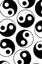 Yin and Yang Collage Poster
