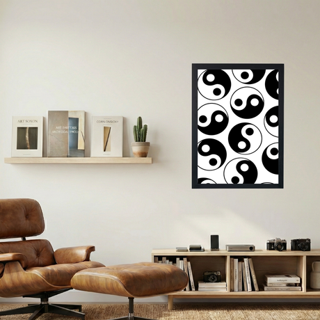 Yin and Yang Collage Poster - Mockup 1