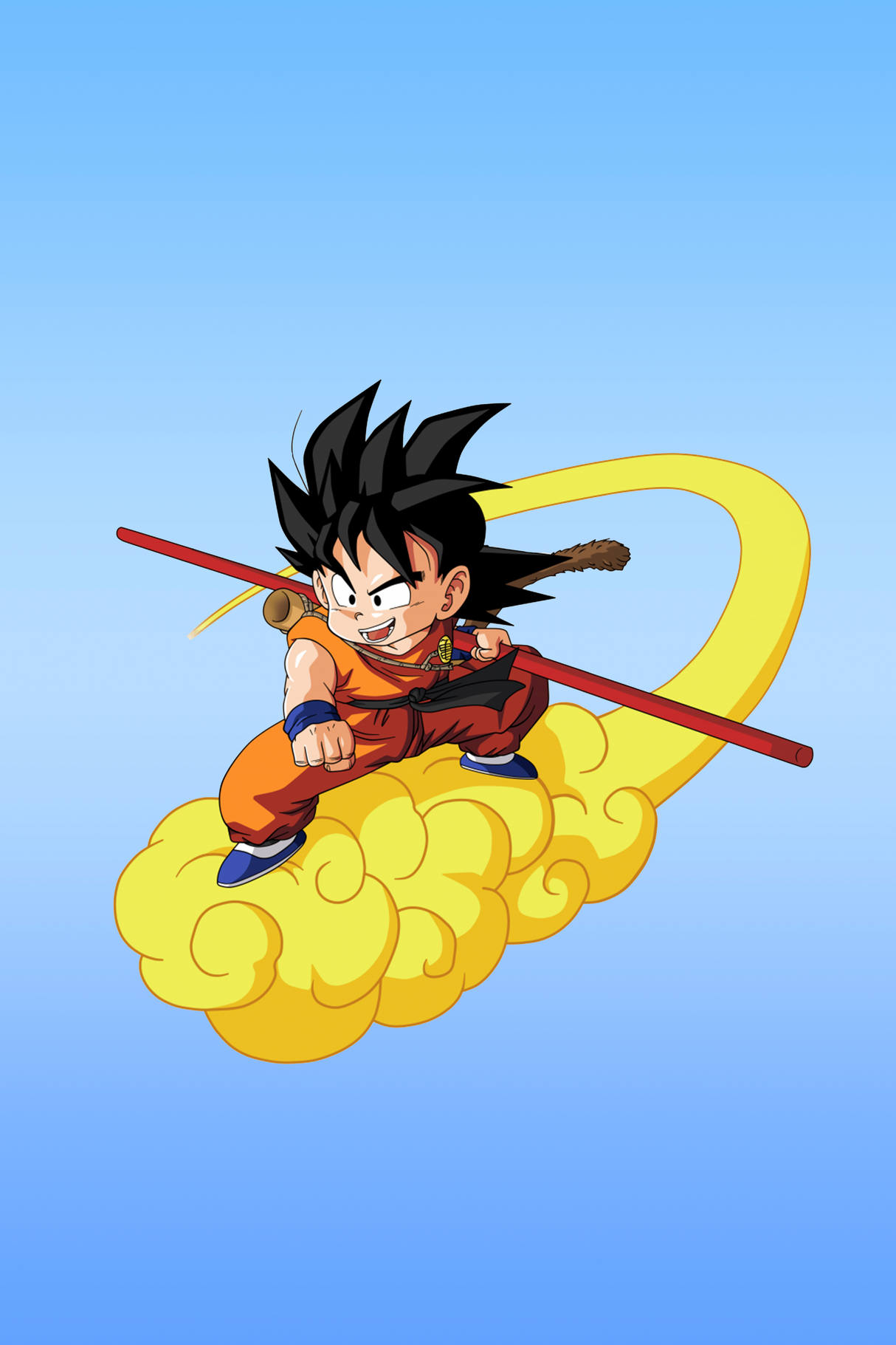 Goku 'Surfin Nimbus Cloud' Poster