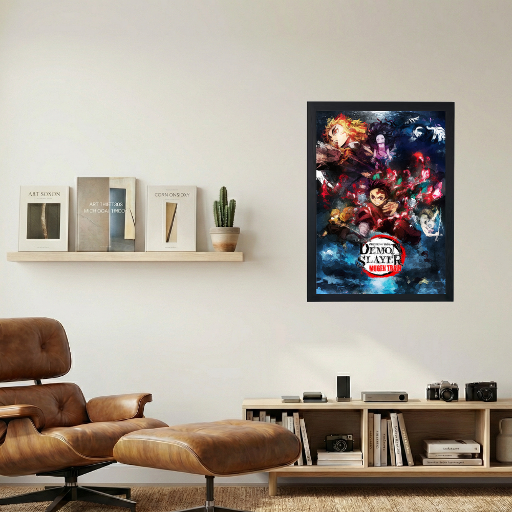 Demon Slayer 'Oil Painting' Poster - Mockup 1