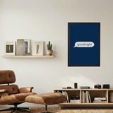 Goodnight' Text Poster - Mockup 1
