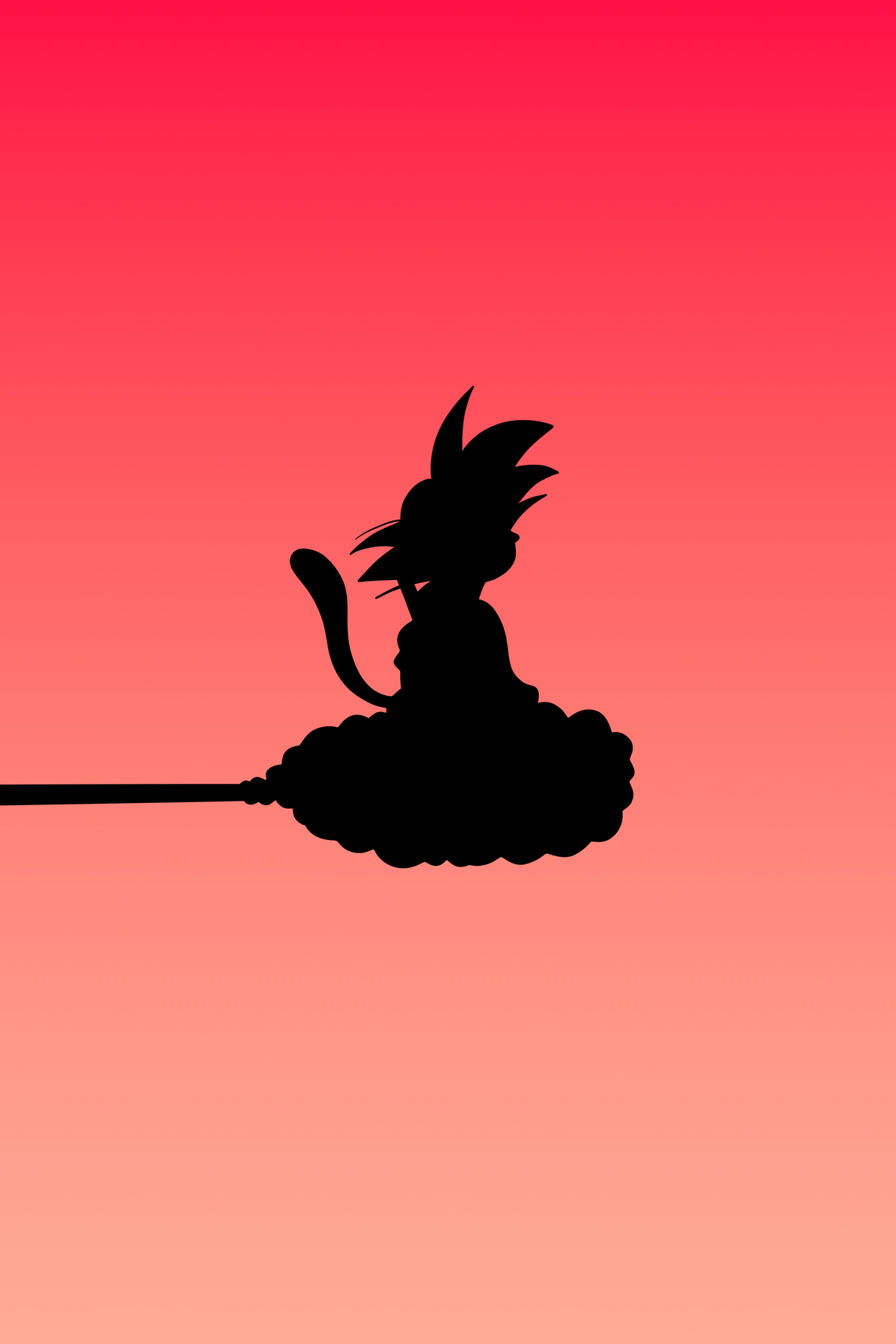 Goku 'Nimbus Cloud Red' Poster