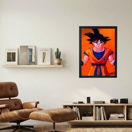 Dragon Ball Z 'Goku Painting' Poster - Mockup 1