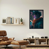 Goku x Cyber Punk' Poster - Mockup 1