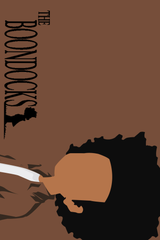 Boondocks 'Huey' Poster - Mockup 1