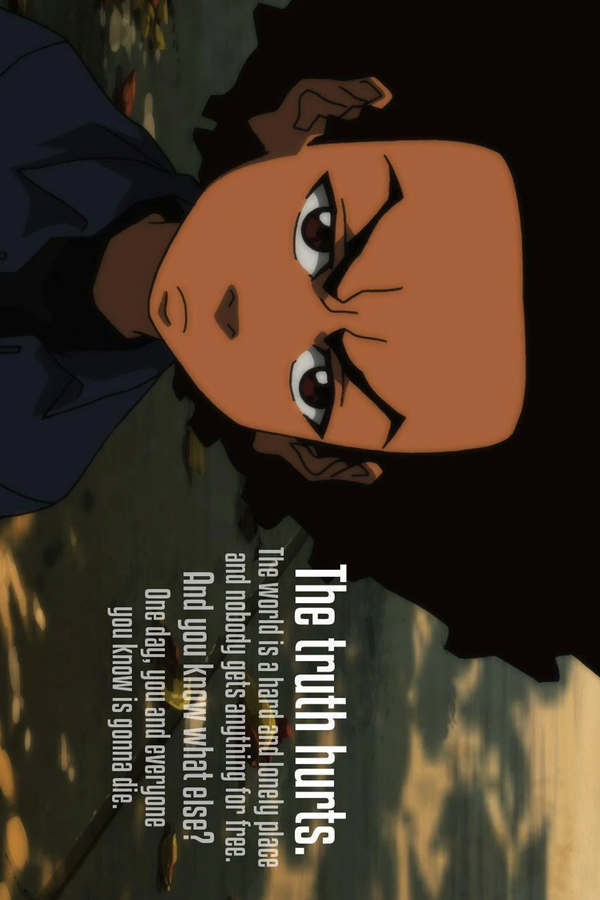 Boondocks 'The Truth Hurts' Poster - Mockup 1