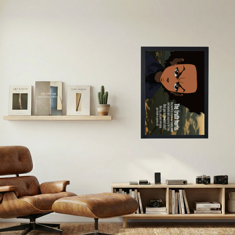 Boondocks 'The Truth Hurts' Poster - Mockup 1