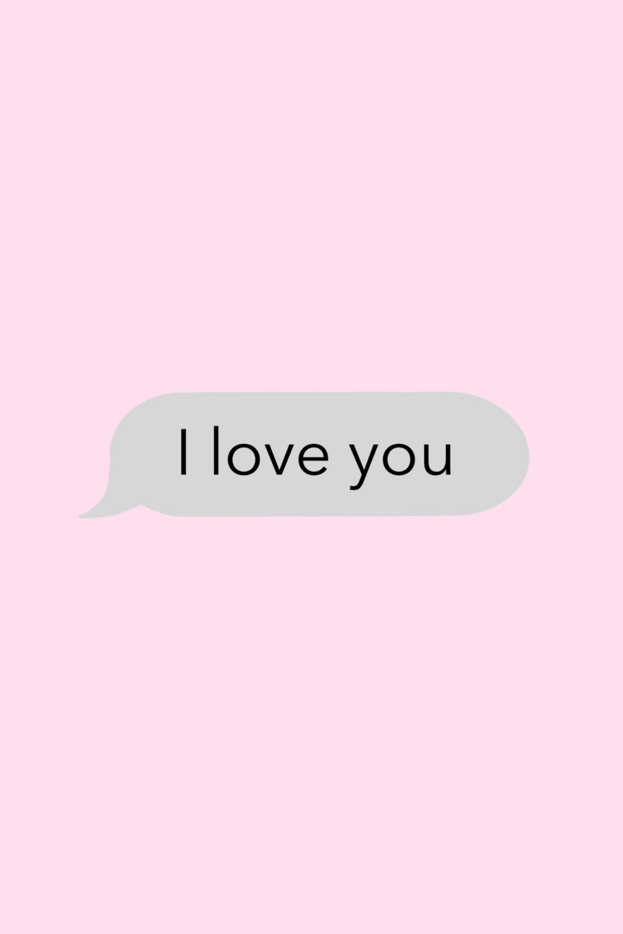 ILY' Text Poster