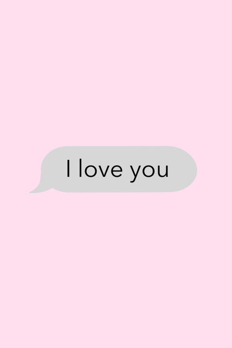 ILY' Text Poster