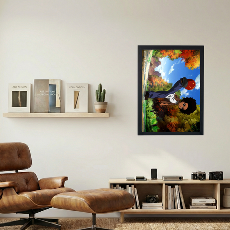 Boondocks 'Huey Red Ball' Poster - Mockup 1